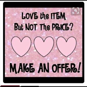 All reasonable offer accepted!